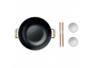 Wok com 2 taas + 2 pares de pauzinhos