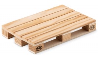 Base para copos em forma de mini pallet PALY
