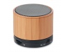 Coluna Bluetooth 4.2 ROUND BAMBOO