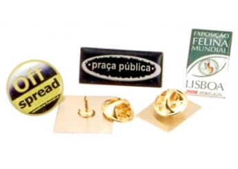 Pins em base lato personalizado