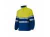 CAMISOLA POLAR BICOLOR COM FAIXAS REFLETORAS 280gr/m2