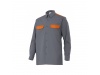 CAMISA BICOLOR MANGA COMPRIDA 2 BOLSOS 104gr/m2