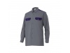 CAMISA BICOLOR MANGA COMPRIDA 2 BOLSOS 104gr/m2