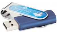 USB Flash com impresso full colour em resina (1, 2, 4, 8, 16, 32GB)