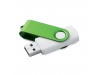 USB giratria com corpo branco (1, 2, 4, 8, 16, 32GB)