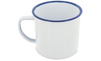 CANECA METLICA ESMALTADA RETRO FLANGE