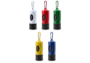 Dispensador de Sacos + Lanterna Led + Mosqueto + 15 Sacos MULLER