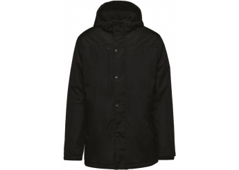 Parka com capuz amovvel