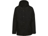 Parka com capuz amovvel