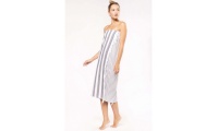 Fouta s riscas com franjas