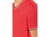 T-shirt de homem em malha piqu com decote V