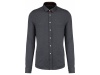 Camisa em jacquard de manga comprida Kariban