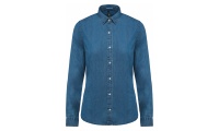 Camisa de senhora em denim