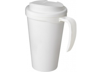 Caneca Americana Grande 350ml com tampa  prova de derramamento