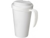 Caneca Americana Grande 350ml com tampa  prova de derramamento