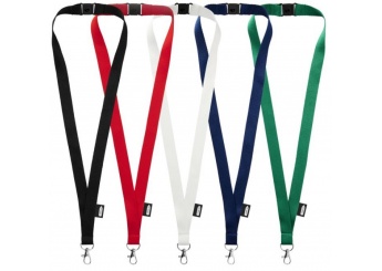 Lanyard em RPET com fecho de segurana Tom