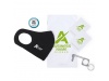 Set Higinico 2 Toalhitas + Mscara + Porta-chaves Anti-Contacto Legrin