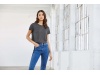 T-shirt crop Flowy