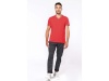 T-shirt de homem em malha piqu com decote V