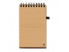 Bloco de capa de cortia A6 e caneta SONORACORK