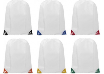 Mochila com cordes com cantos coloridos Oriole