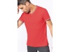 T-shirt de homem em malha piqu com decote V
