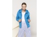 Casaco sweatshirt de senhora com capuz mlange