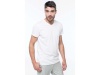 T-shirt de homem com decote V de manga curta Supima