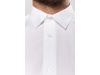 Camisa de homem em popeline de manga comprida Branca