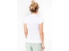 Polo piqu BIO de senhora de manga curta Branco