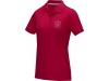 Polo para mulher em material orgnico GOTS Graphite