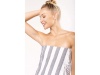 Fouta s riscas com franjas