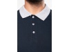 Polo de homem piqu bicolor