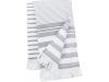 Fouta s riscas com franjas