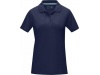Polo para mulher em material orgnico GOTS Graphite