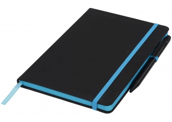 Bloco de notas A5 perfilado em cor e com caneta stylus Noir Edge Medium