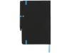 Bloco de notas A5 perfilado em cor e com caneta stylus Noir Edge Medium
