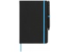 Bloco de notas A5 perfilado em cor e com caneta stylus Noir Edge Medium