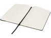 Bloco de notas A5 jaspeada com aspecto lateral similar a couro Heathered
