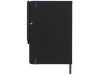 Bloco de notas A5 perfilado em cor e com caneta stylus Noir Edge Medium