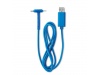 Cabo de carregamento com USB-A a Micro-B (2 em 1) e Type-C CABLE STAND