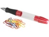 Caneta com luz LED e clipes King