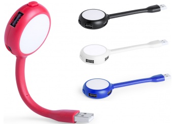 HUB USB 4 Portas + LMPADA TICARO