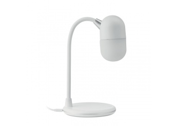 Carregador Wireless com lmpada e coluna Bluetooth CAPUSLA  