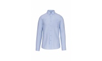 CAMISA EM OXFORD DE MANGA COMPRIDA