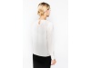 Blusa de senhora em crepe de manga comprida