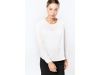 Blusa de senhora em crepe de manga comprida