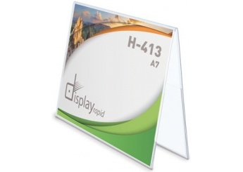 PORTAGRAFICA PVC DUO HORIZONTAL A7