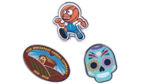 Pin de lapela de forma personalizada com impresso colorida