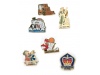 Pins de lato esmaltado a cor